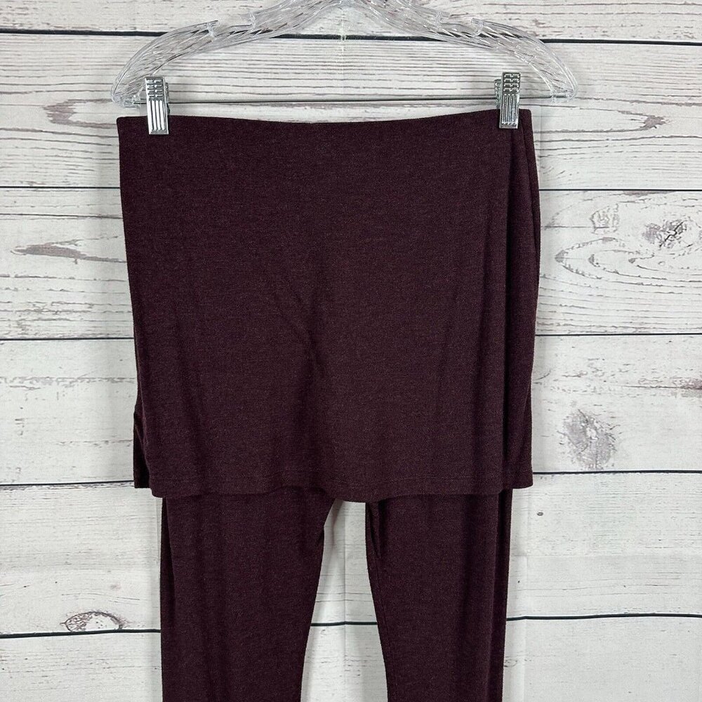 Cabi Skirted Legging Womens Medium Red 3672 Stretch Midrise Modest M'Legging - Picture 6 of 13